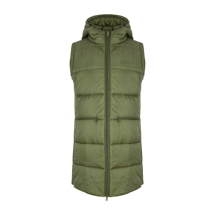 Chaleco Barcelona Long Vest marca ECOON - verde oscuro