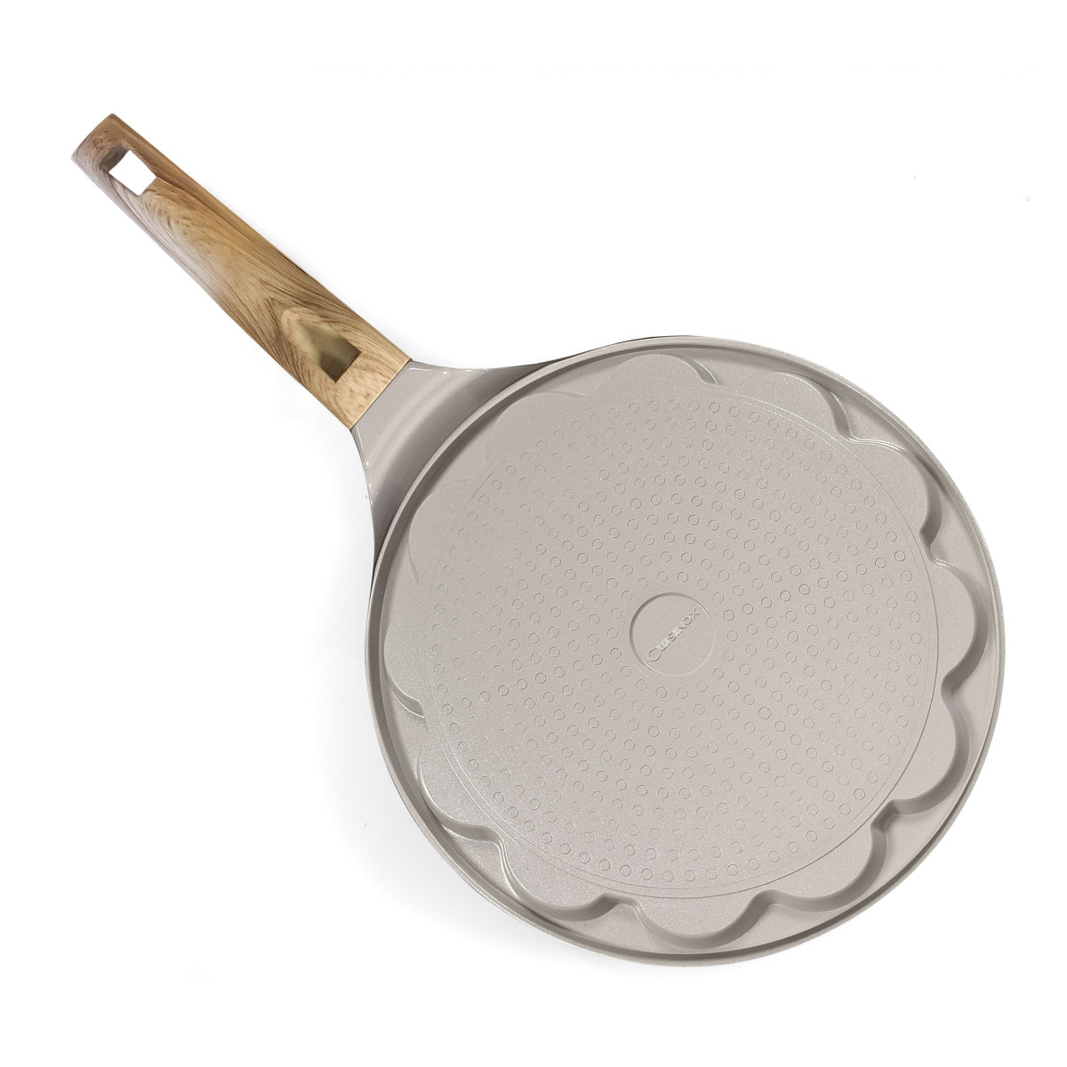 Mythic - Padella a 6 cuori 25.7 cm con rivestimento in ceramica bianca