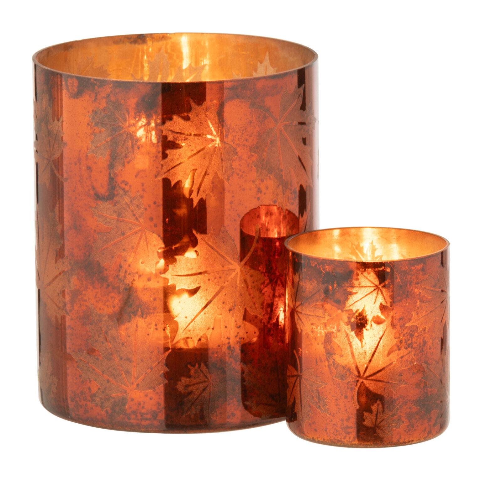 J-Line photophore - verre - brun - large