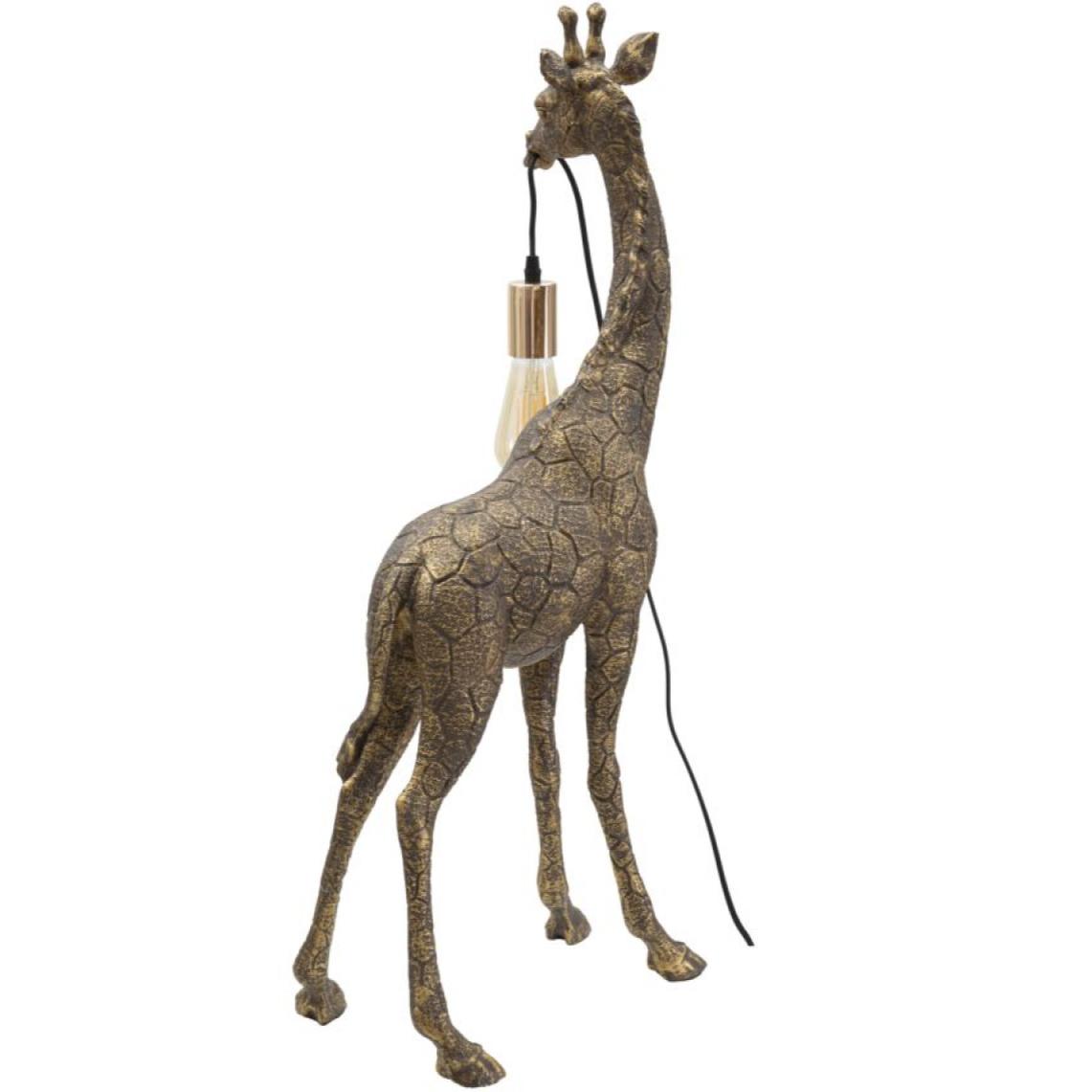 LAMPADA DA TAVOLO GIRAFFA CHARME1921 DORATO