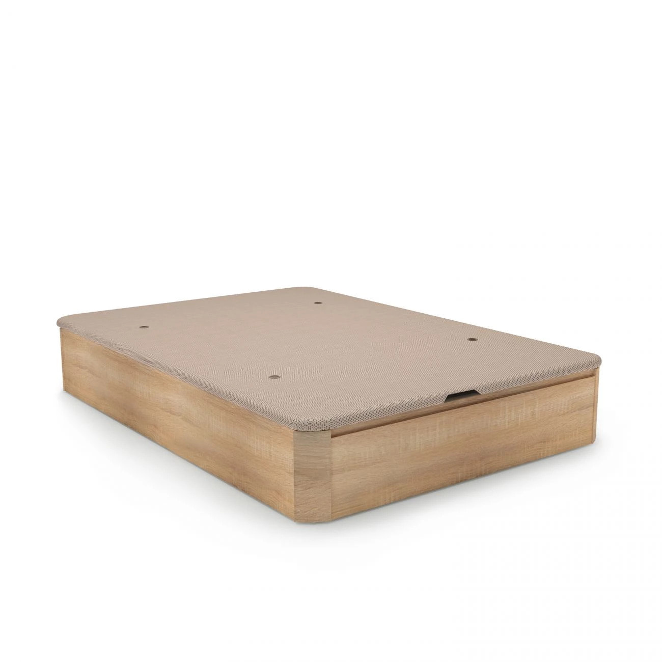 Canapé con zapatero 135x190 cm en roble Luxury Plus 3D Roble