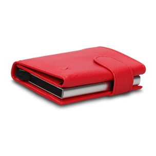 Portafoglio uomo in vera pelle - Modello Novara Elite - Casual - 7.5 x 10.0 x 2.0 cm