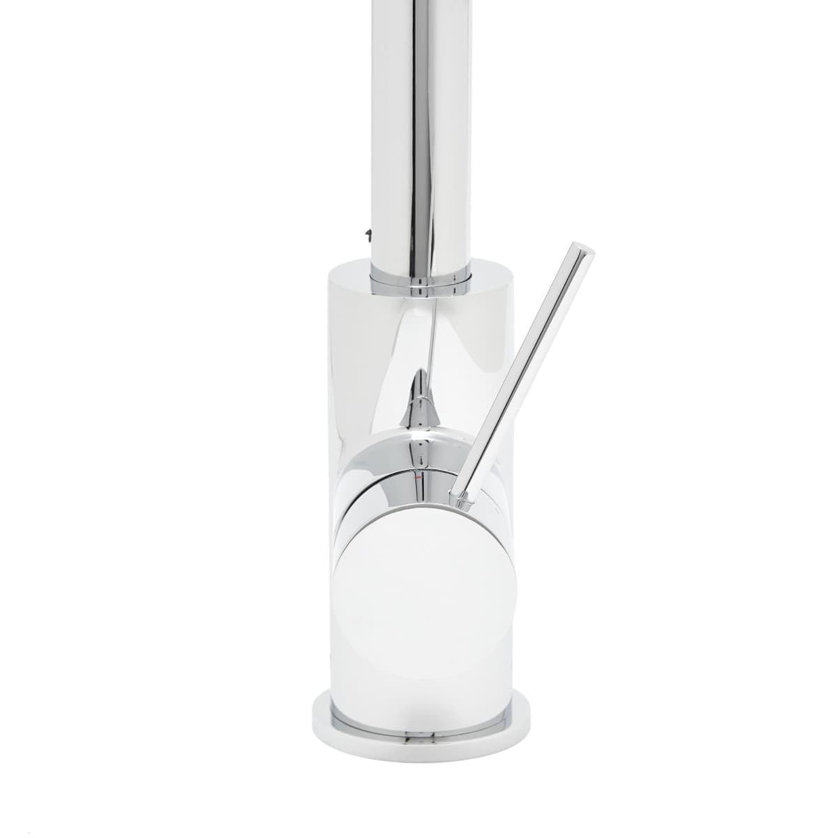 Aurum mitigeur évier sur pied à levier 44 cm avec douchette extractible 2 jets, chrome brillant (SATBAUR286CR)