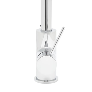 Aurum mitigeur évier sur pied à levier 44 cm avec douchette extractible 2 jets, chrome brillant (SATBAUR286CR)