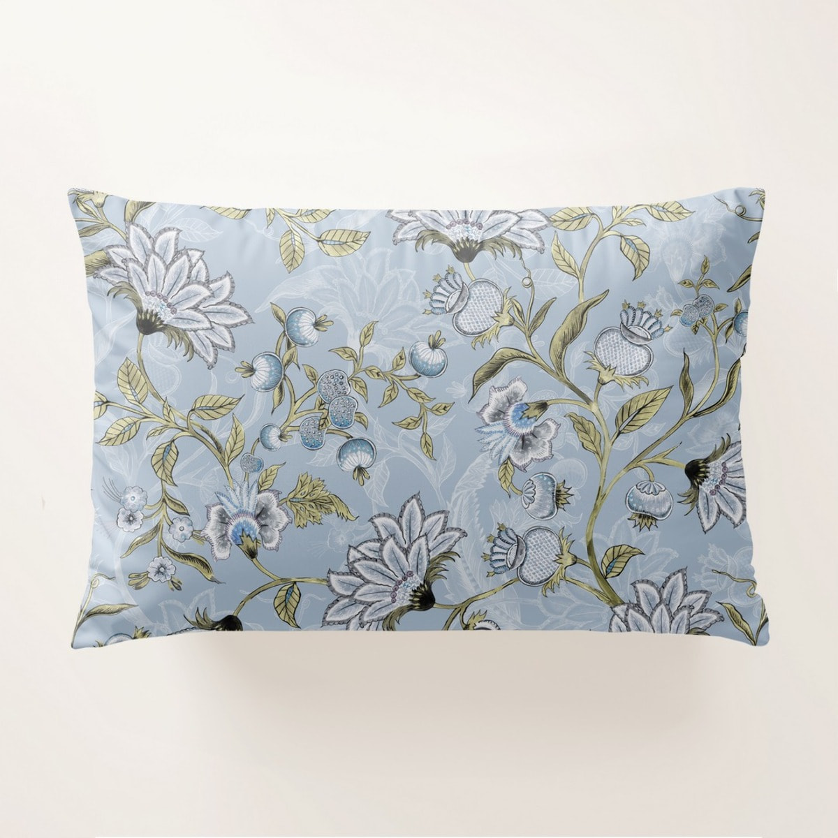 Funda de Almohada Zaflora Azul
