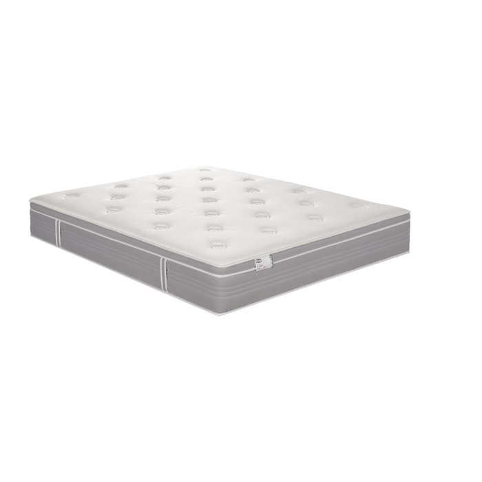 Matelas L'ELEGANT , ressort ensachés, ferme, H30
