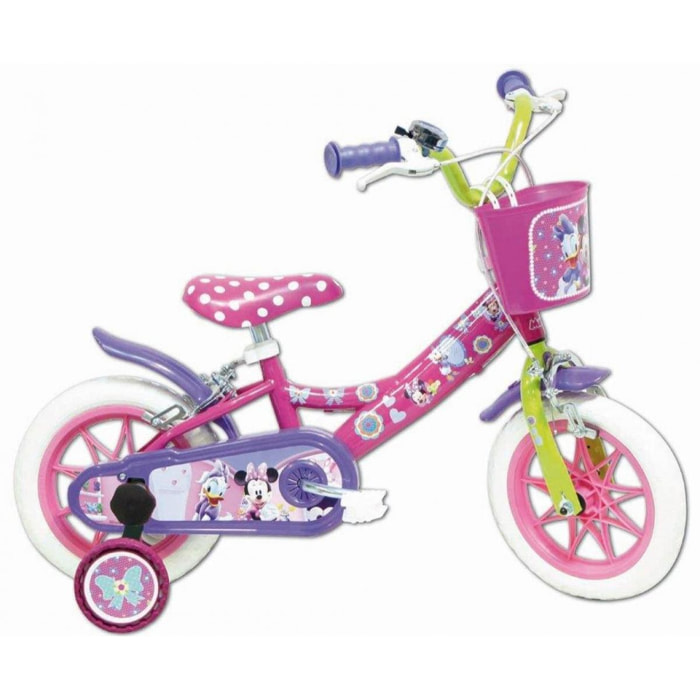 Bicicletta Bambina 12pollici Minnie Disney Lei Disney Fuxia