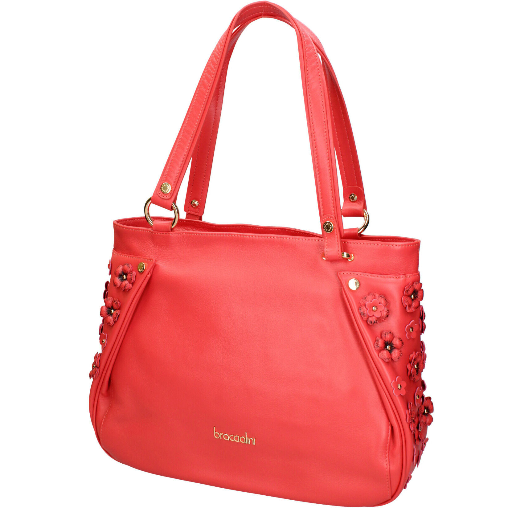 Borsa a spalla  da donna In Vera pelle Made in Italy 36x28x10 cm