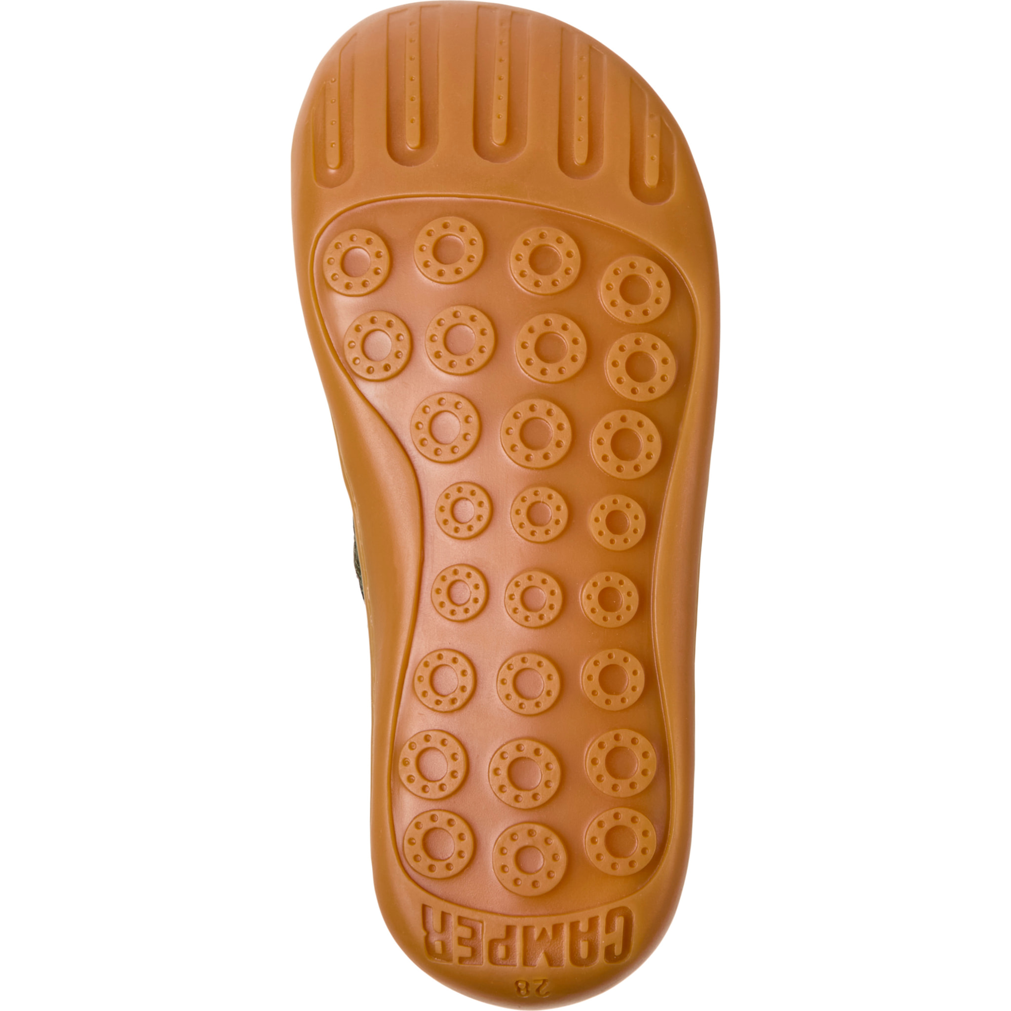 Zapatillas - CAMPER Peu Cami - Verde - Cuero liso