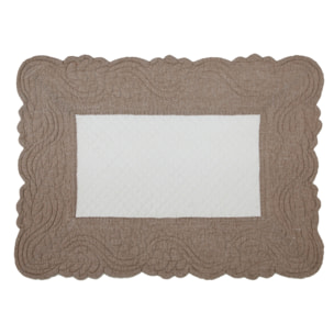 Set de table morphée miel - Ecru