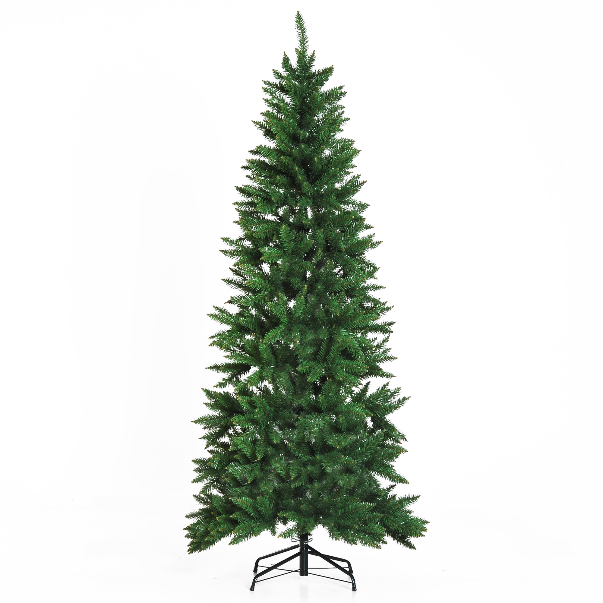 Sapin de Noël artificiel Ø 91 x 210H cm 865 branches épines imitation Nordmann grand réalisme vert