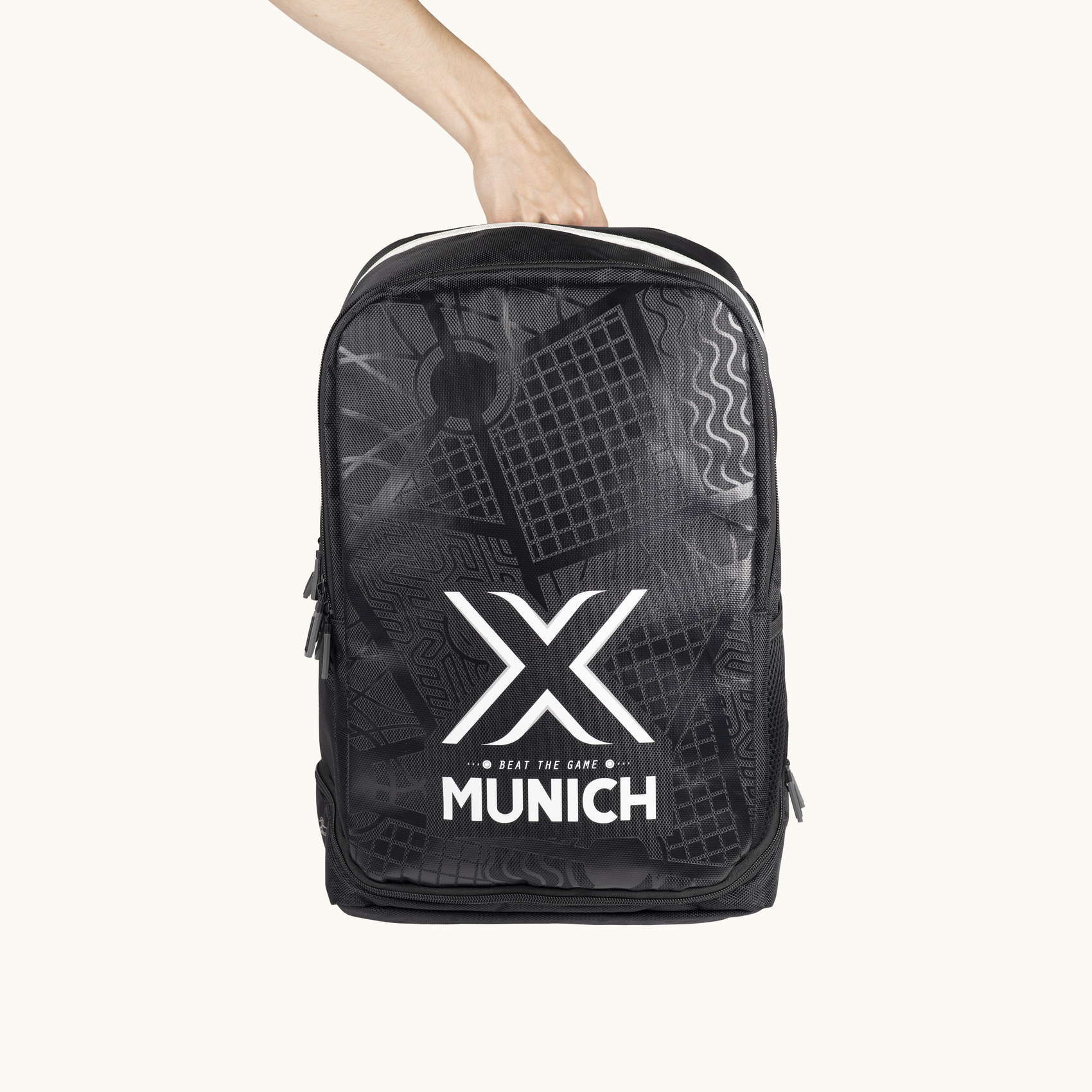 Mochila Deportiva de Pádel Negra con Compartimento Térmico y Zapatillero BACKPACK BLACK