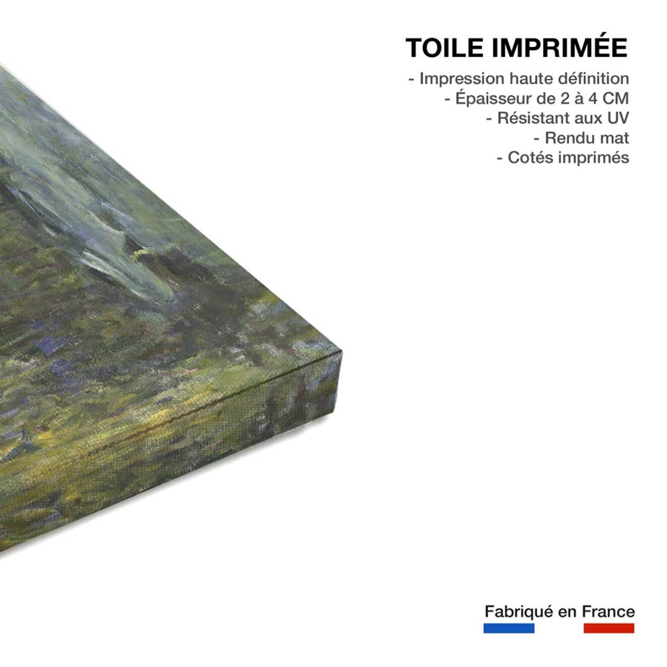 Tableau célèbre Les Nymphéas de Claude Monet Toile imprimée