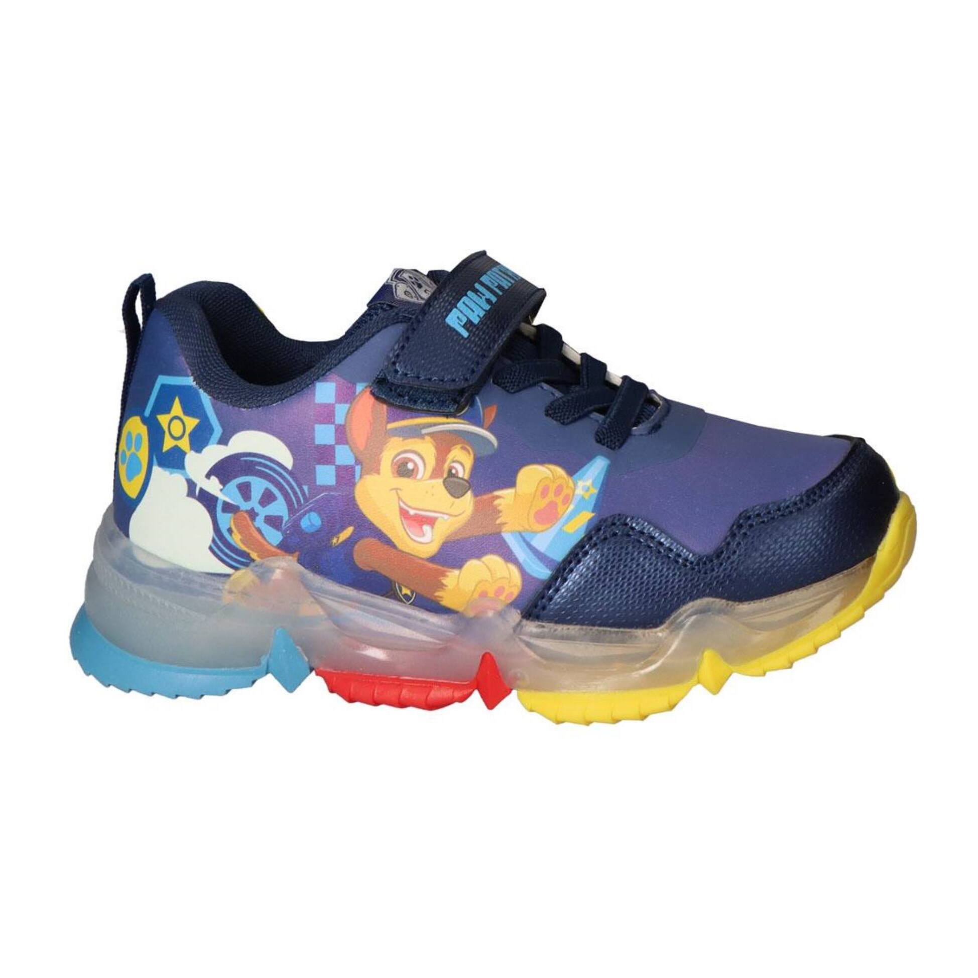 Zapatilla deportiva infantil suela ligera con luces "Paw Patrol"