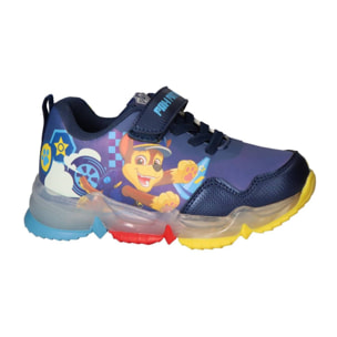 Zapatilla deportiva infantil suela ligera con luces "Paw Patrol"