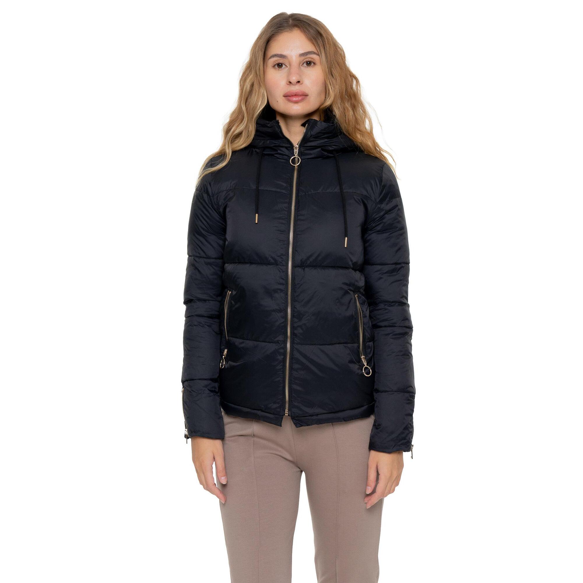 Chaqueta de plumas con capucha para mujer Leone 1947 Chic Tones