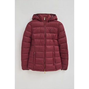 Chaqueta ultralight granate con logo Polo Club