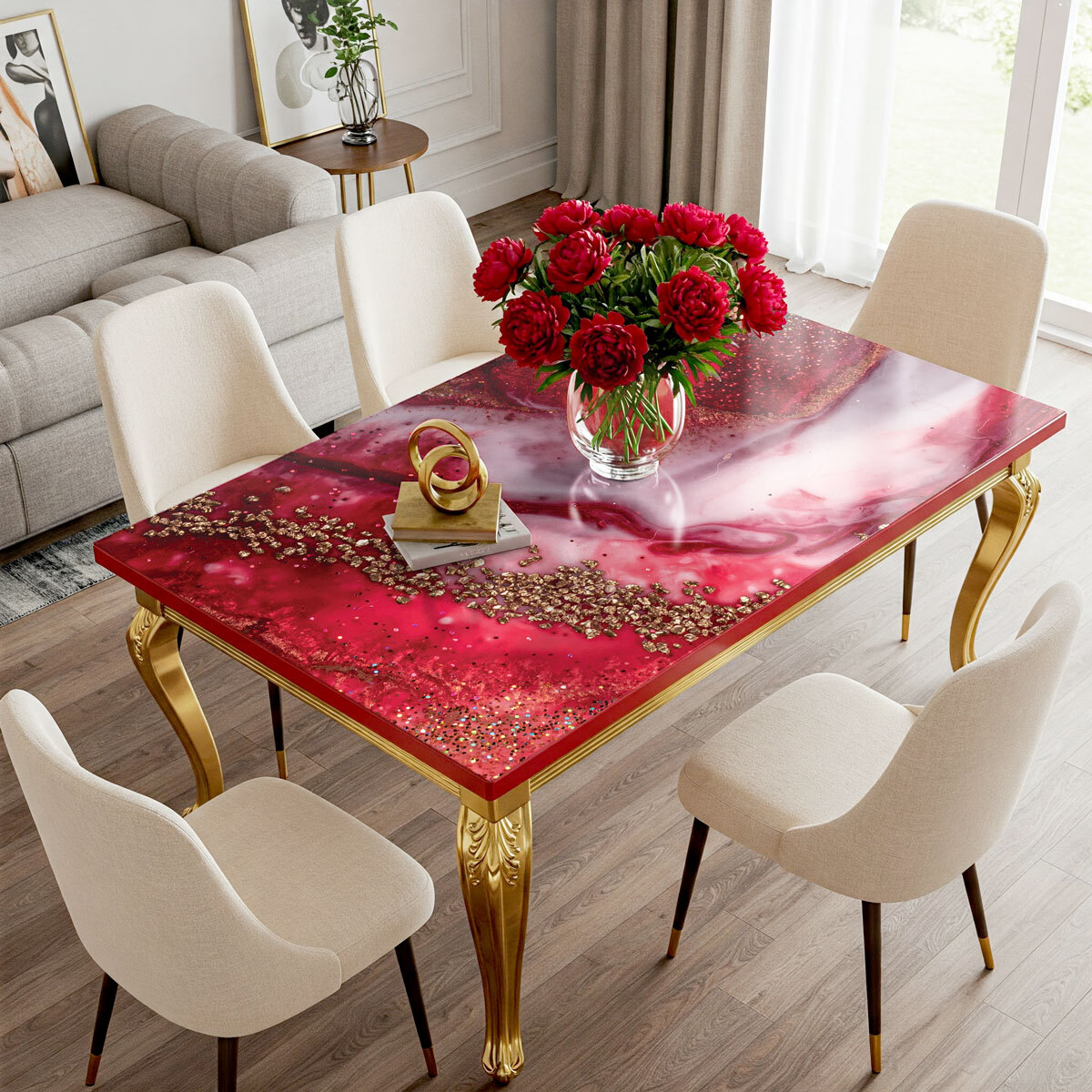 Rouleau revêtement adhésif imperméable - Sticker lavable plan de travail - ÉPOXY APACHE