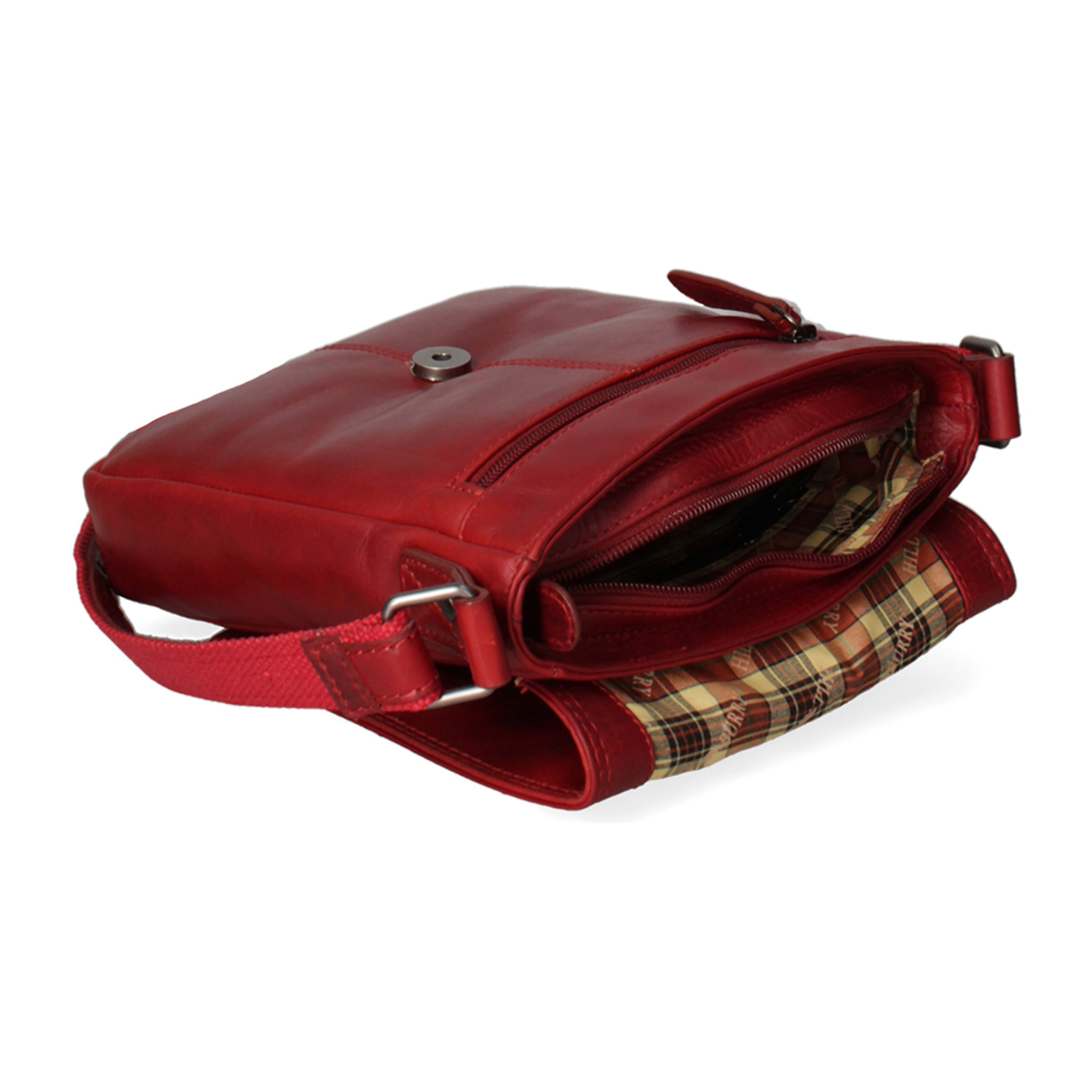 Borsa a tracolla da uomo In Vera pelle Made in Italy 20x22x6 cm