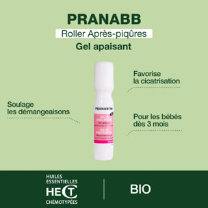 Pranarom - Duo Roller anti-moustiques + Roller après-piqûres pour bébé - Bio - PROMO