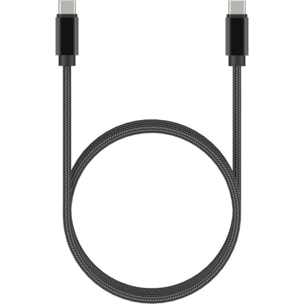 Câble USB C ADEQWAT vers USB-C 2M Noir