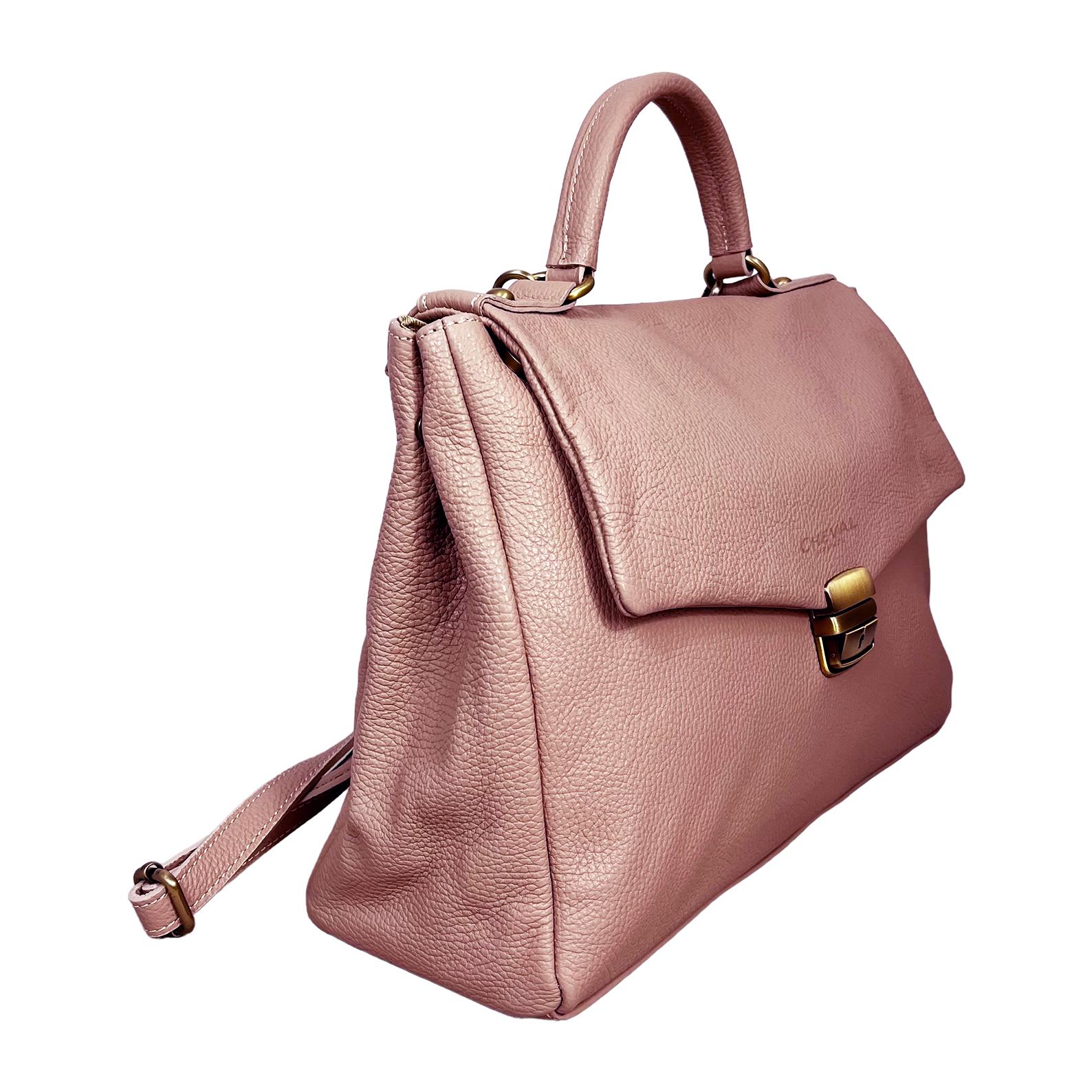 Bolso de Mano Cheval Firenze Aurora Max Rosa Empolvado