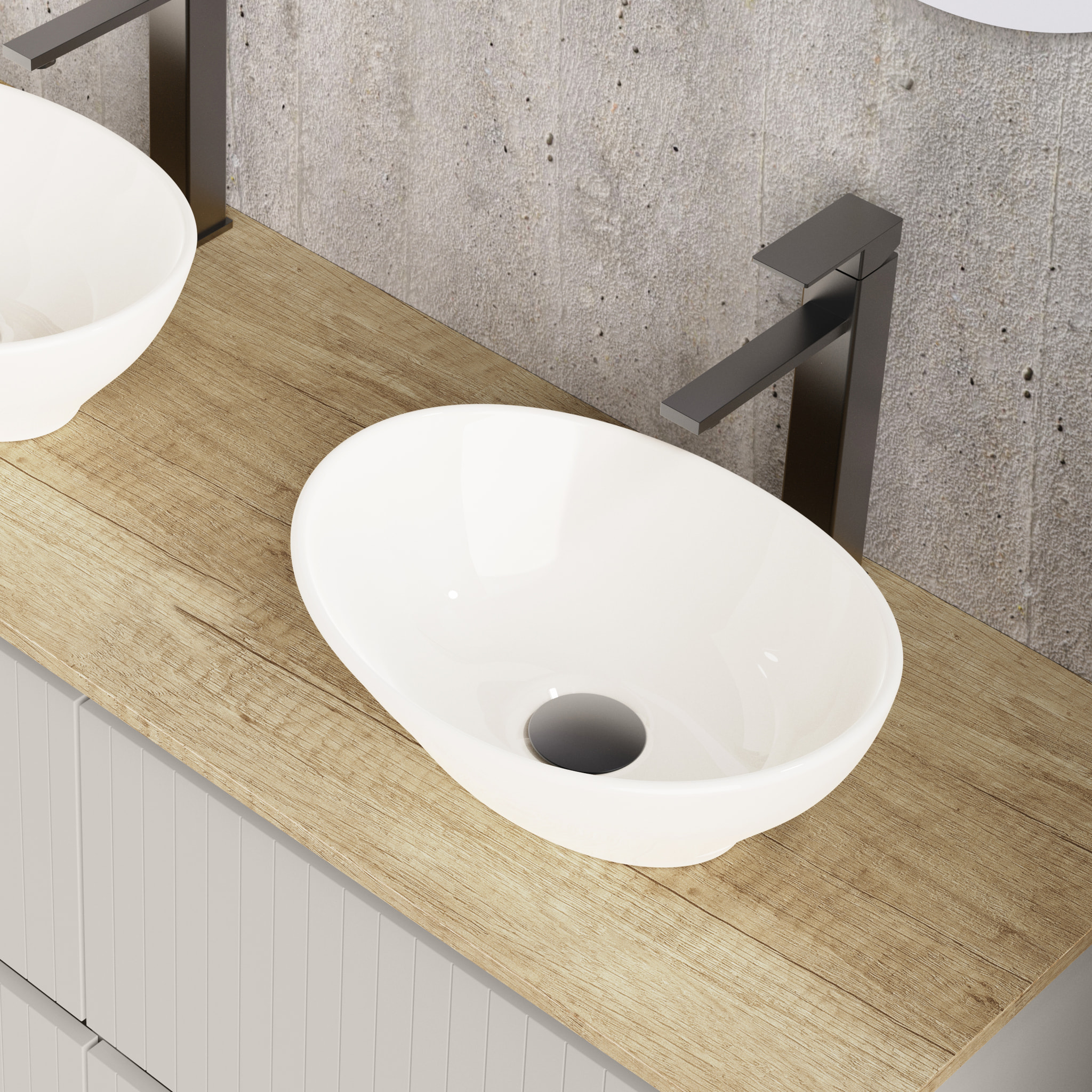 Conjunto de baño Hali Alday, 120 cm, Cloud