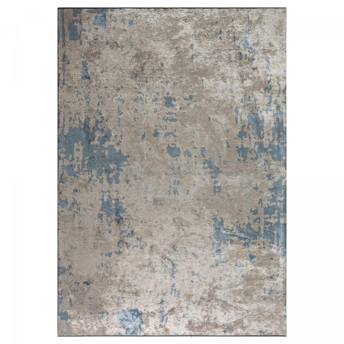 Tapis kilim tissé en coton motif abstrait ROHU