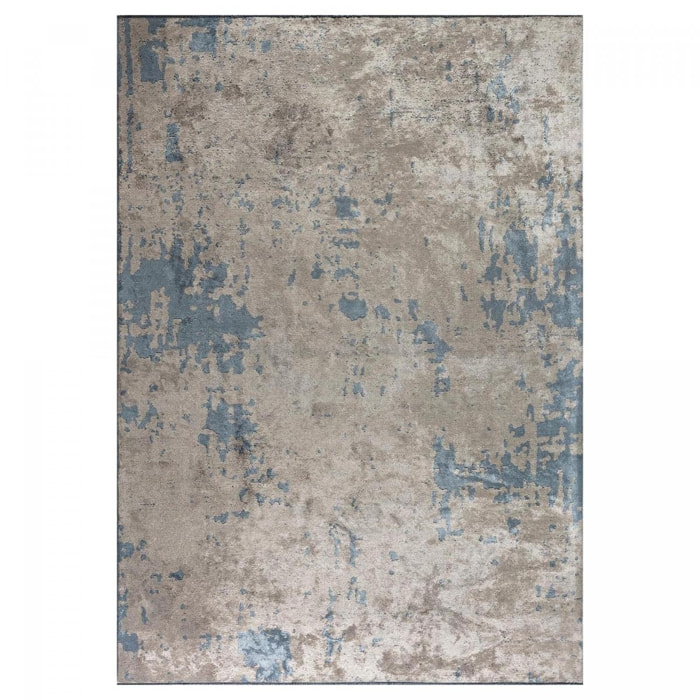 Tapis kilim tissé en coton motif abstrait ROHU