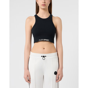 PLEIN SPORT Ribbed Tank Top