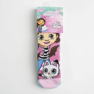 Pack de 3 calcetines infantiles diseño gabby's dollhouse