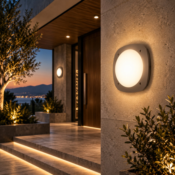 Plafoniera LED per esterni