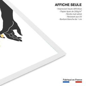 Affiche Yellow swear Affiche seule