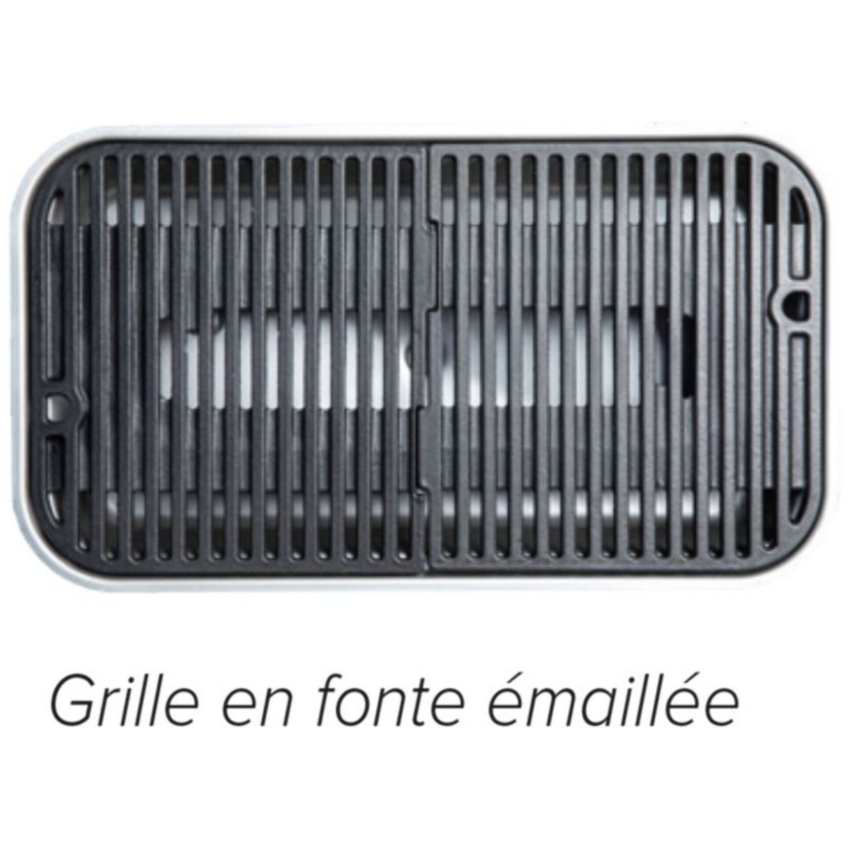 Barbecue gaz CAMPINGAZ ATTITUDE 2GO inox à poser, 48x26 cm