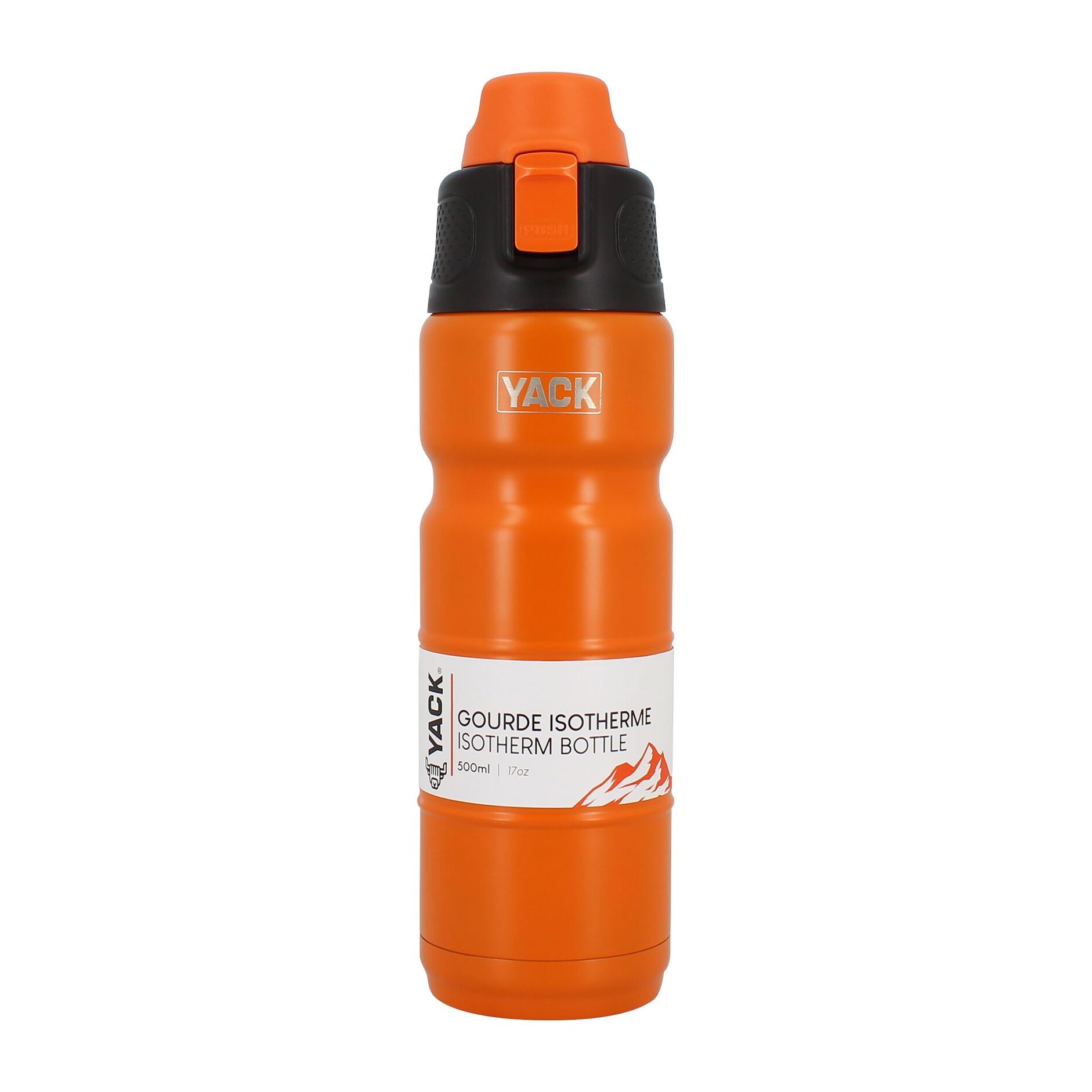 Gourde isotherme orange 50cl