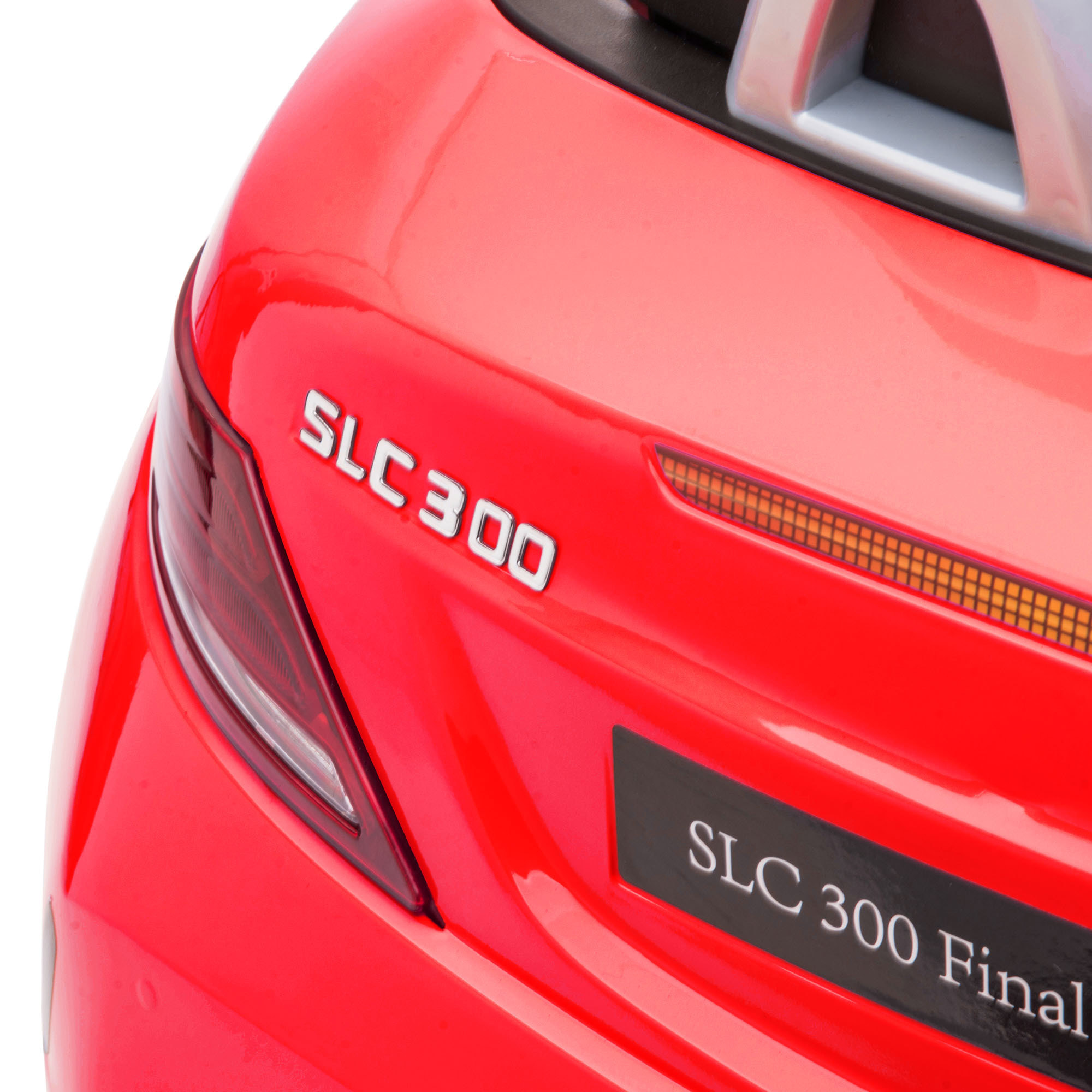 Voiture véhicule électrique enfant 6 V 5 Km/h max. télécommande effets sonores + lumineux Mercedes SLC 300 rouge