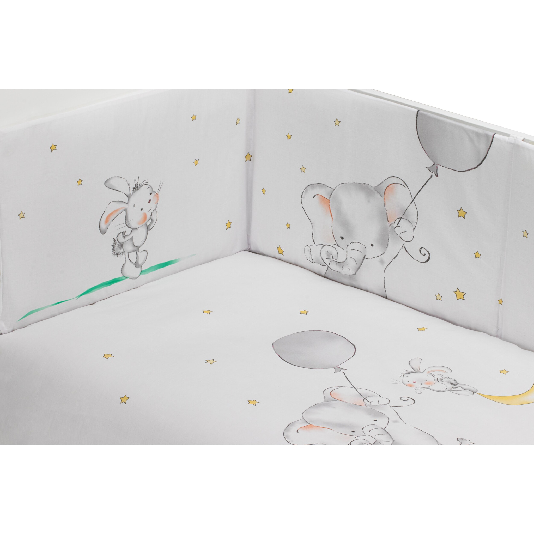 Set Textil Baúl y Funda Nórdica Elefante Globo