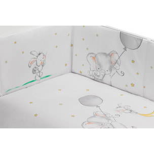 Set Textil Baúl y Funda Nórdica Elefante Globo
