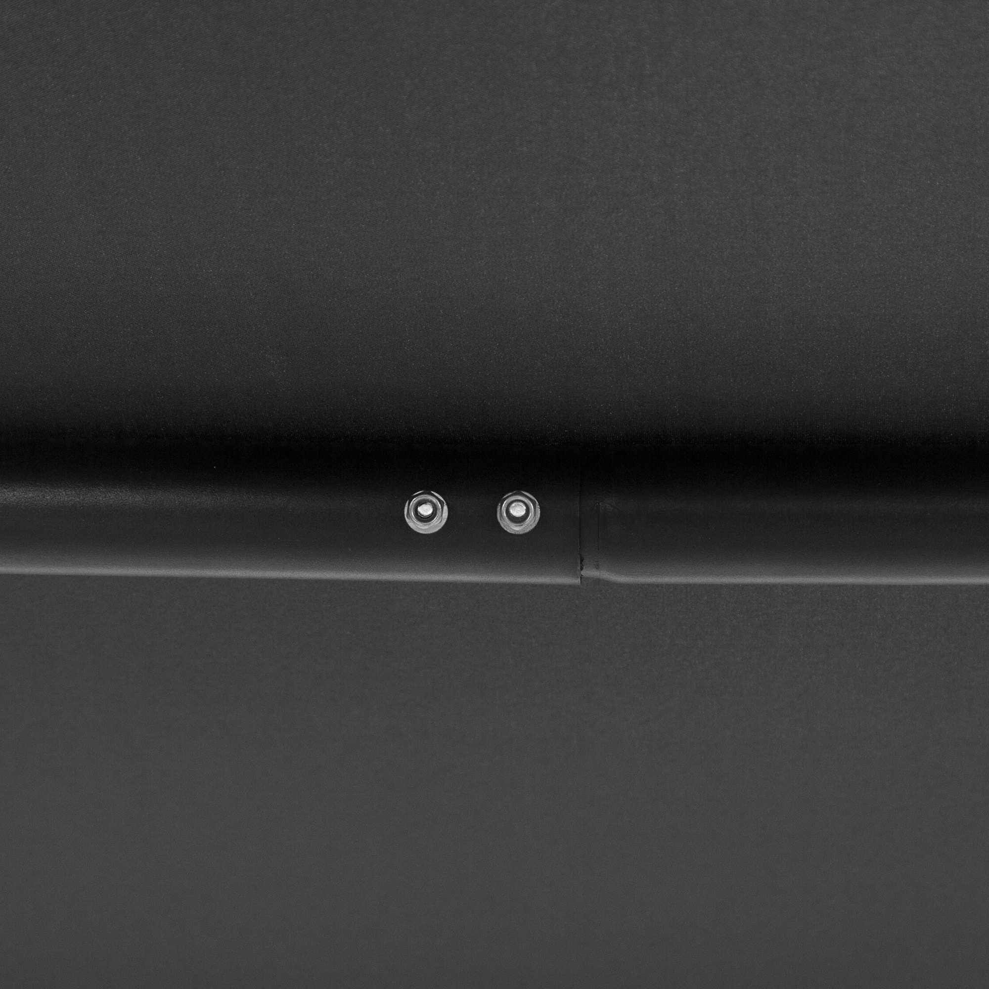 Balancelle de jardin 3 places grand confort toit imperméabilisé inclinaison réglable assise et dossier ergonomique acier textilène gris