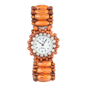 Reloj Ik IK002-BRWH Mujer Analogico Cuarzo con Correa de Madera