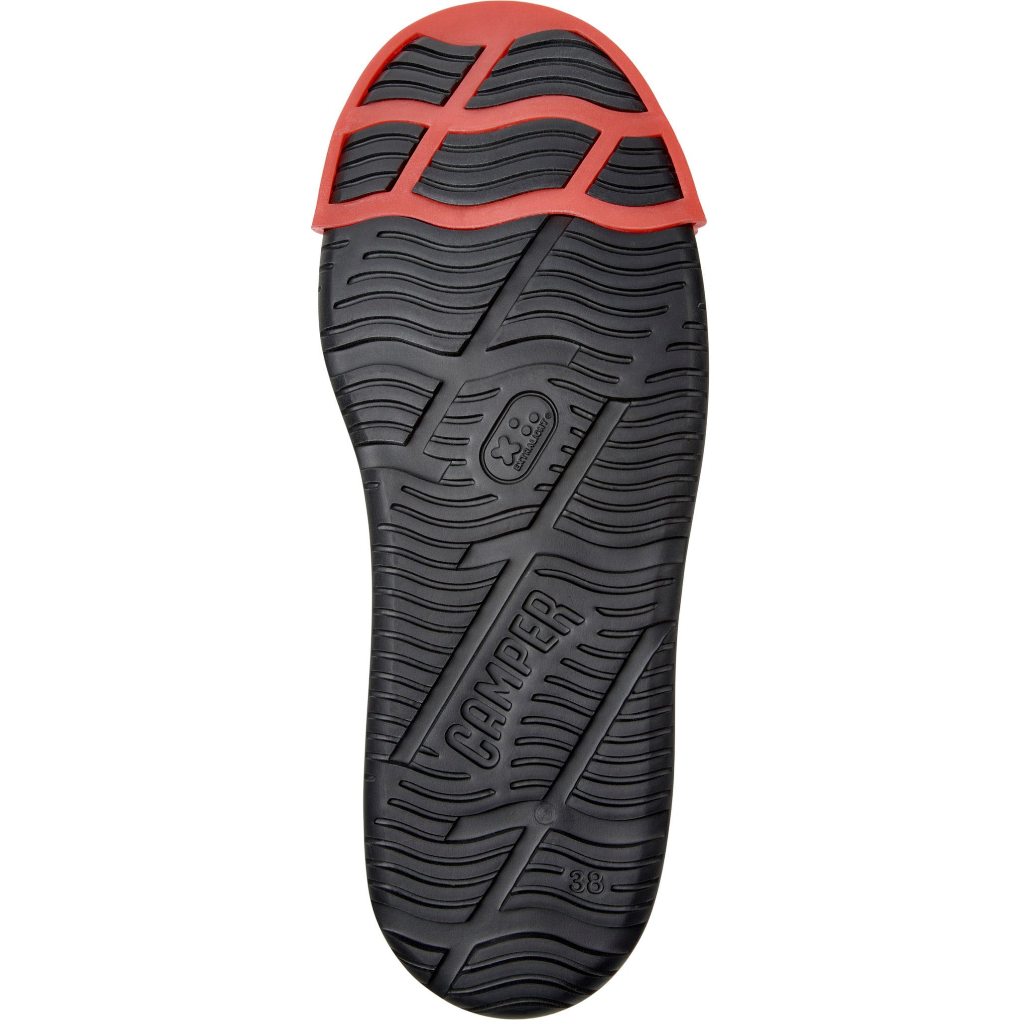 Zapatos de cordones - CAMPER Junction Runner - Negro - Cuero liso