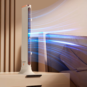 Ventilador de sobremesa, doble posicionamiento con 3 velocidades.