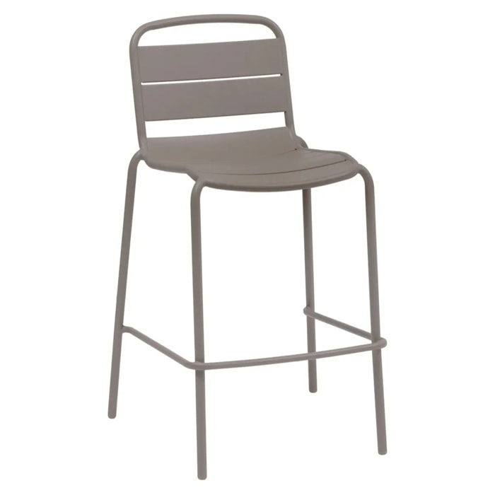 Chaise haute de jardin Alegoria empilable café