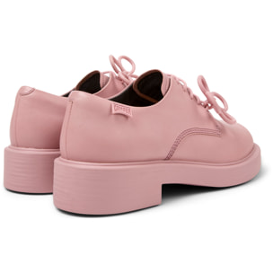 Zapatos de cordones - CAMPER Dean Twins - Rosa - Cuero liso