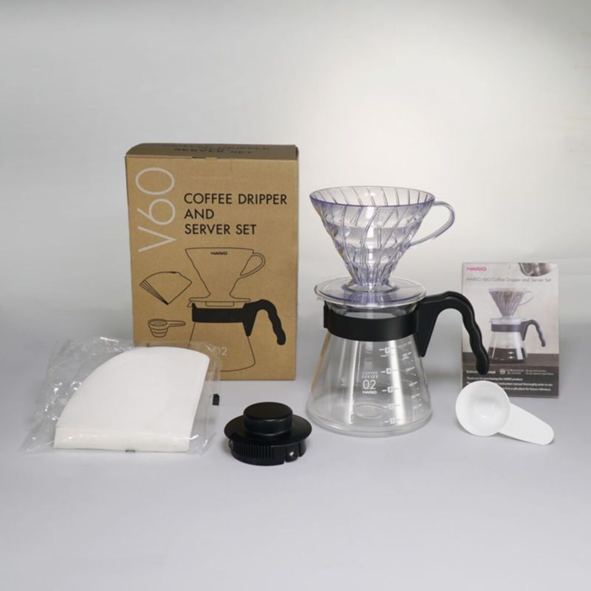 Kit HARIO cafetière et verseuse à café V60-02
