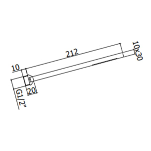 B-Way Colonne de douche + Mitigeur thermostatique + Douchette + Flexible + Douche de tête, Noir mat (SATBWSST)