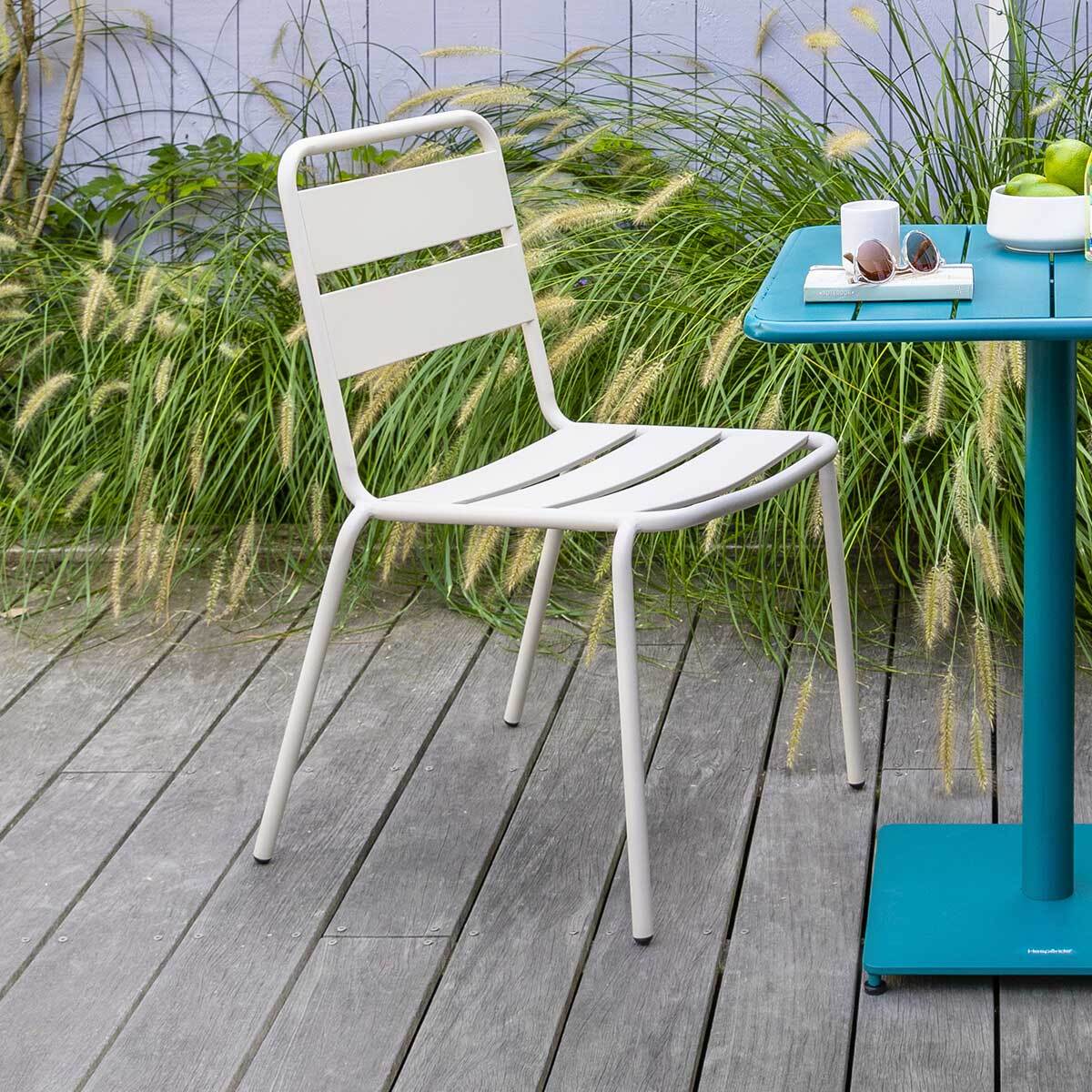 Chaise de jardin empilable Phuket Argile