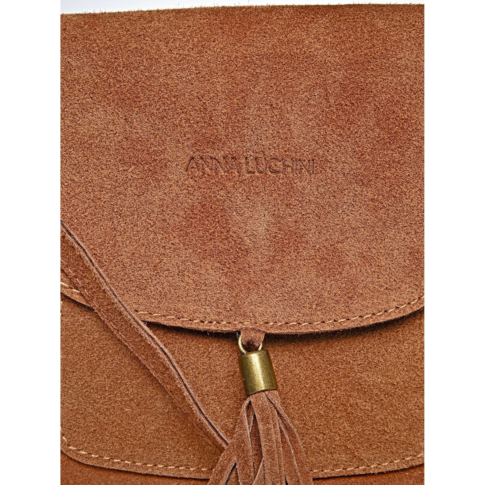 Borsa a mano Anna Luchini Cammello