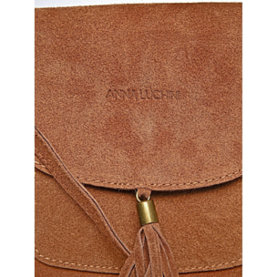 Borsa a mano Anna Luchini Cammello