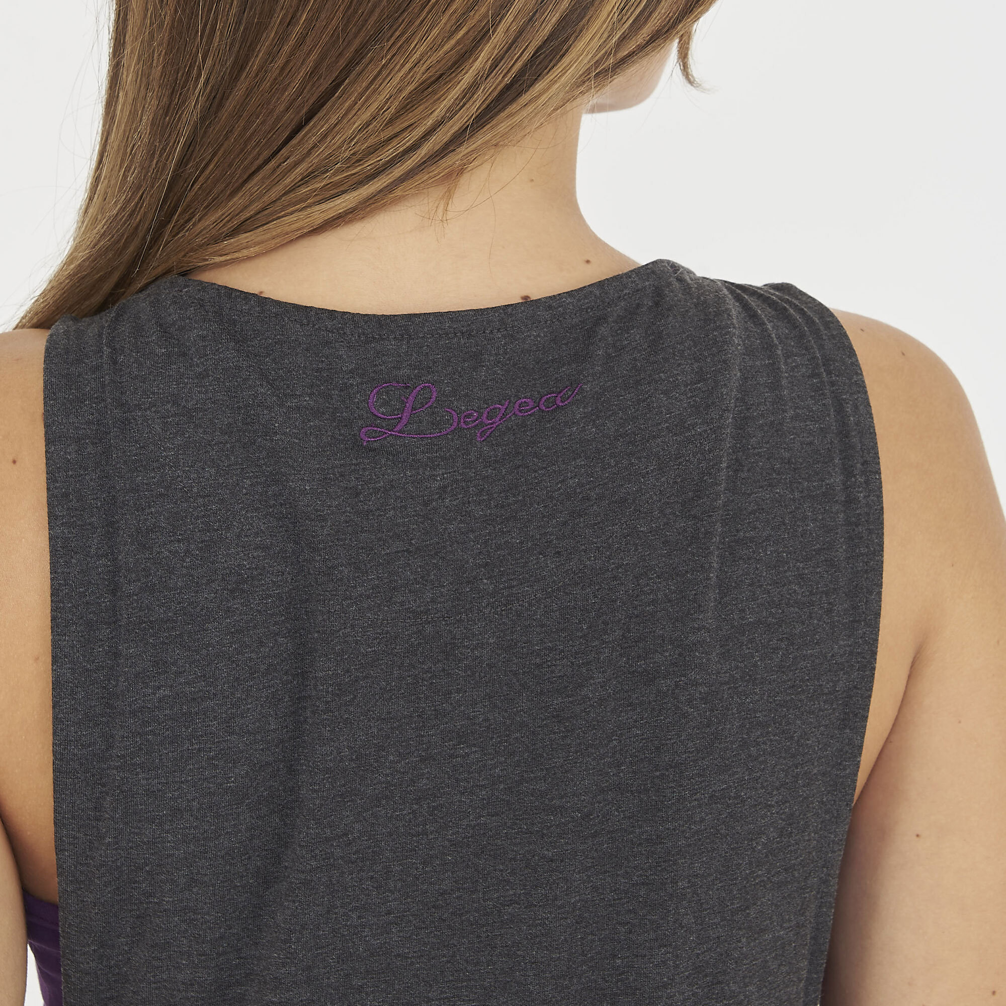 Canotta palestra da donna NISHER grigio scuro